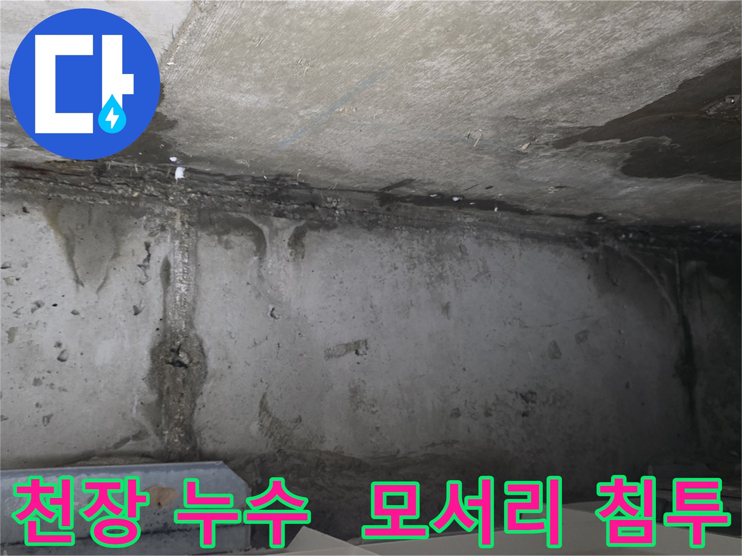 남양주 오남읍 아파트 천장 누수 피해 사진