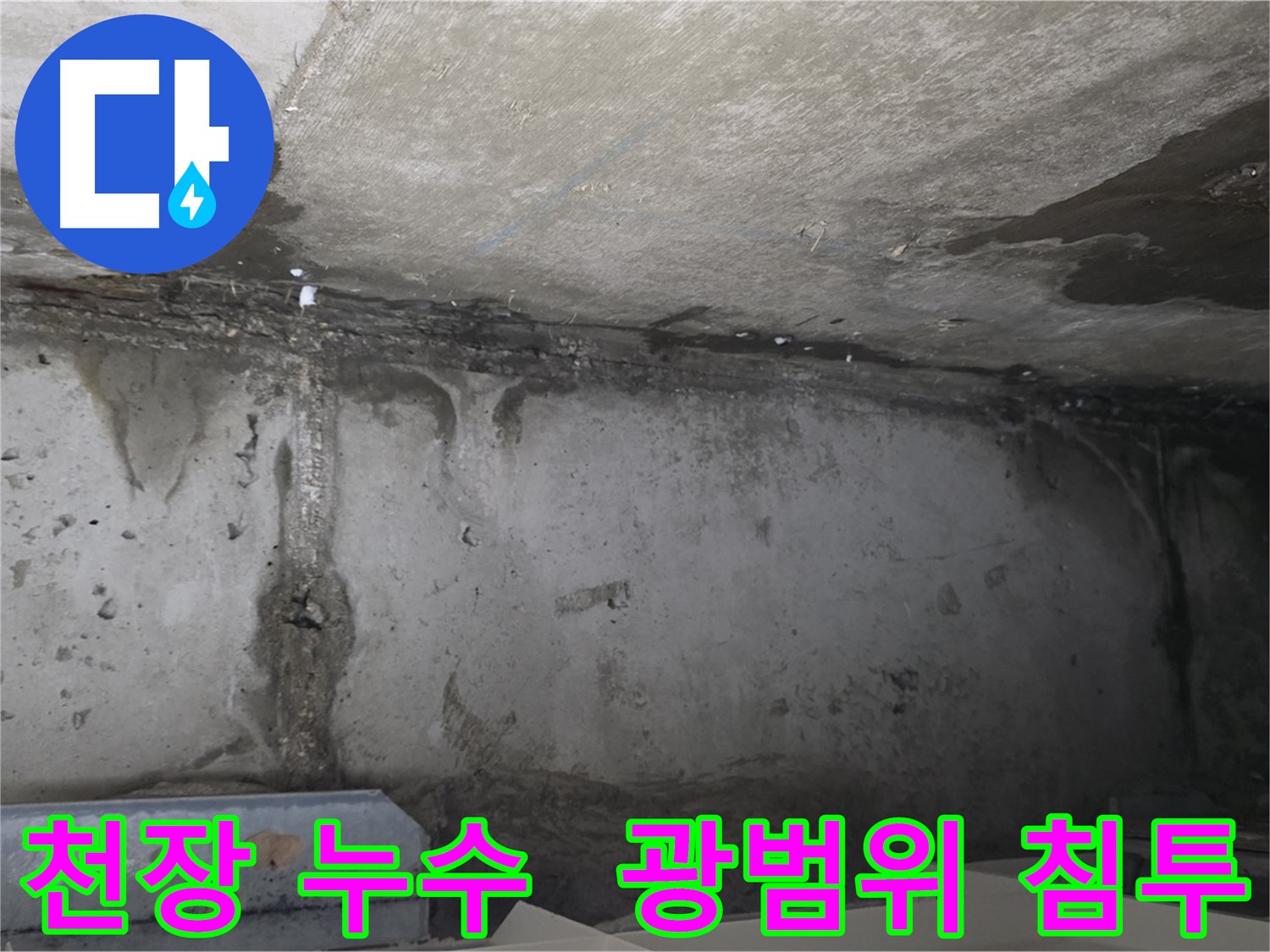 남양주 오남읍 아파트 천장 누수 현장 사진