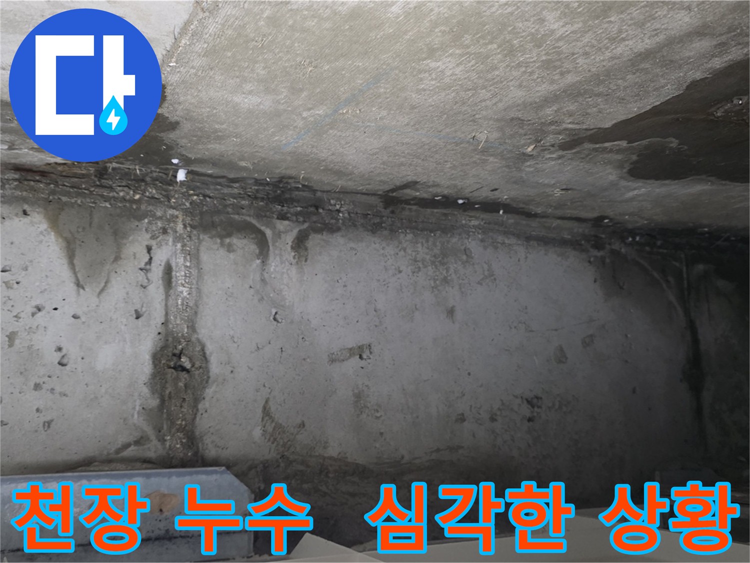 남양주 오남읍 아파트 천장 누수 심각한 상태