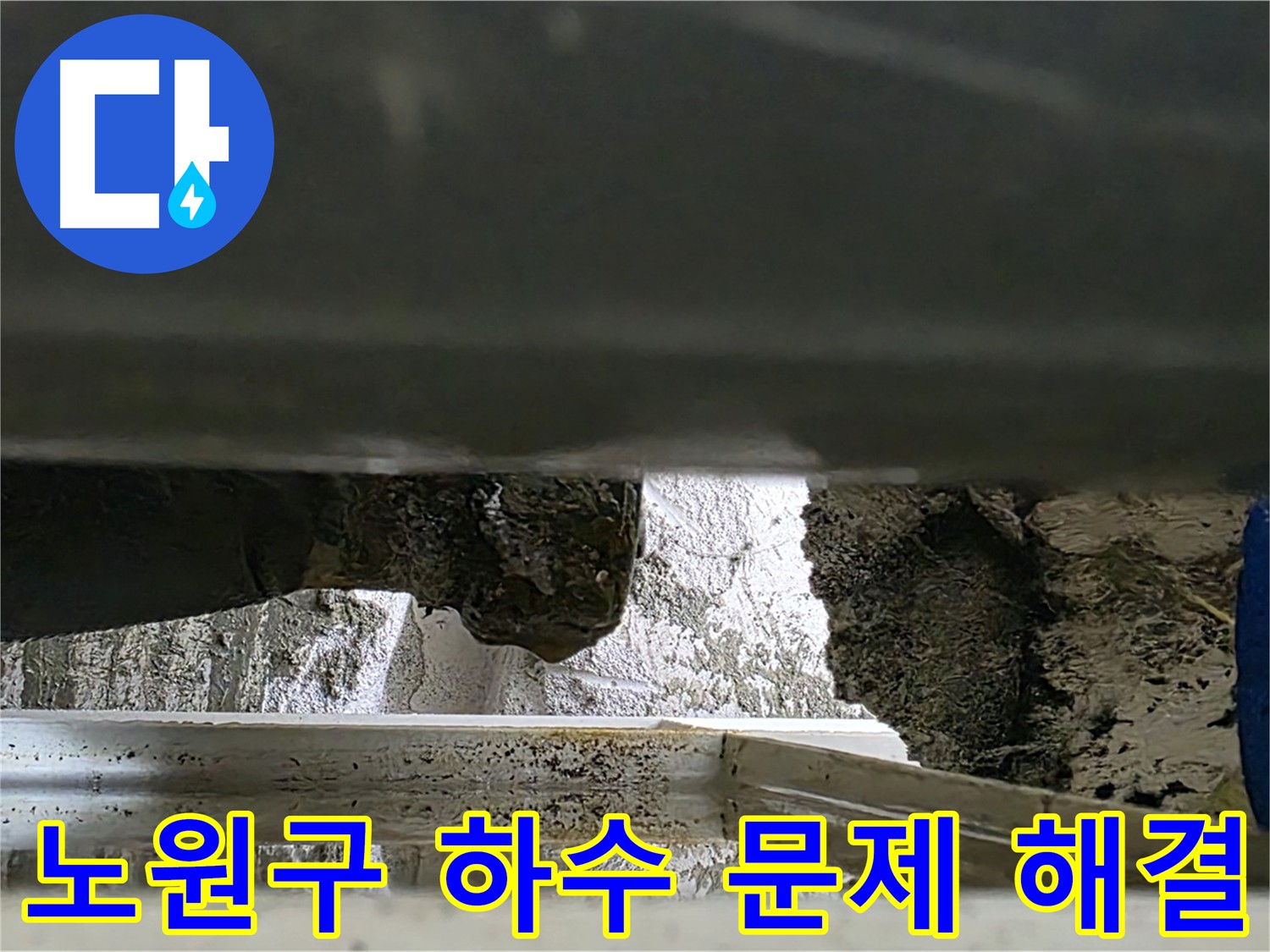 노원구 하수 배관 문제 해결 - 부분 배관 교체로 비용 절감
