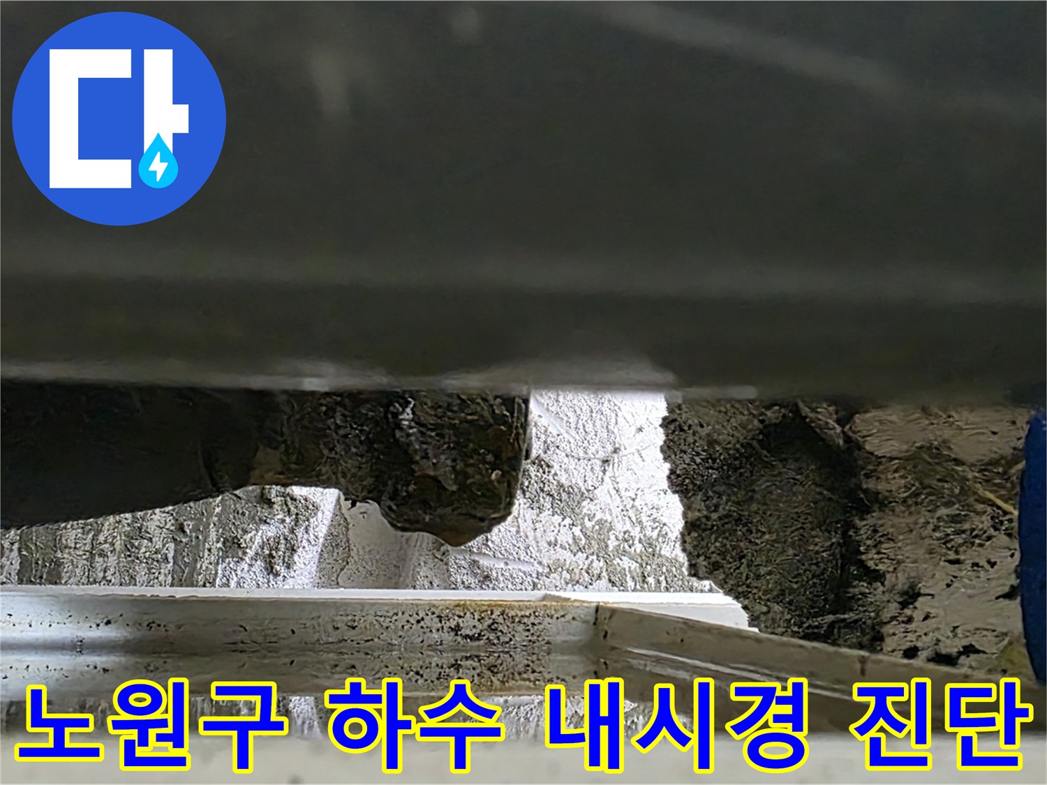 노원구 아파트 누수 - 하수 배관 내시경 검사로 정확한 원인 진단