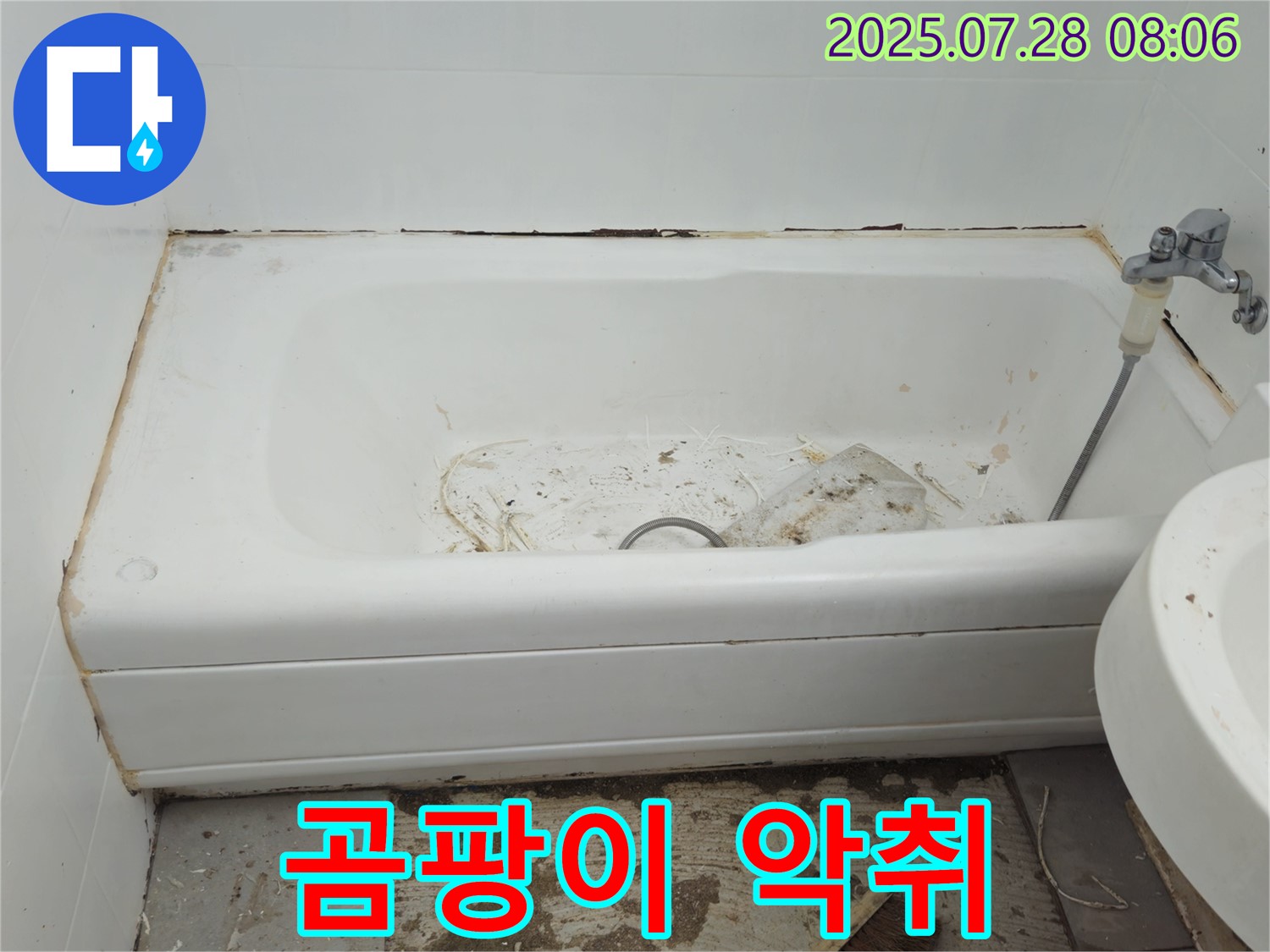 남양주 화도 곰팡이 악취 욕조 - 청소