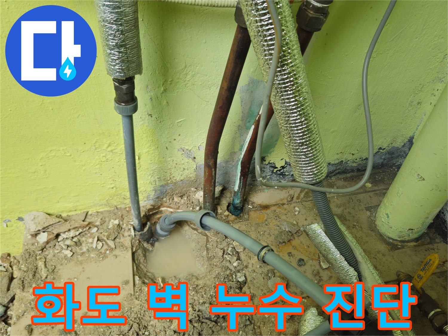 남양주 화도 벽 누수 - 긴급 누수 진단 과정