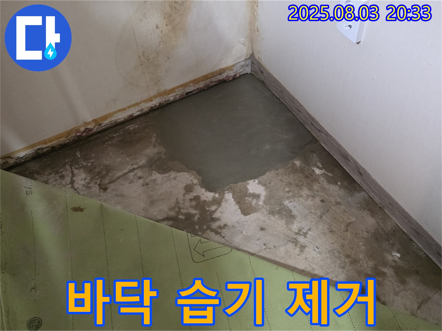 바닥 습기 완벽 제거 후기 - 고객 만족 누수 해결 서비스