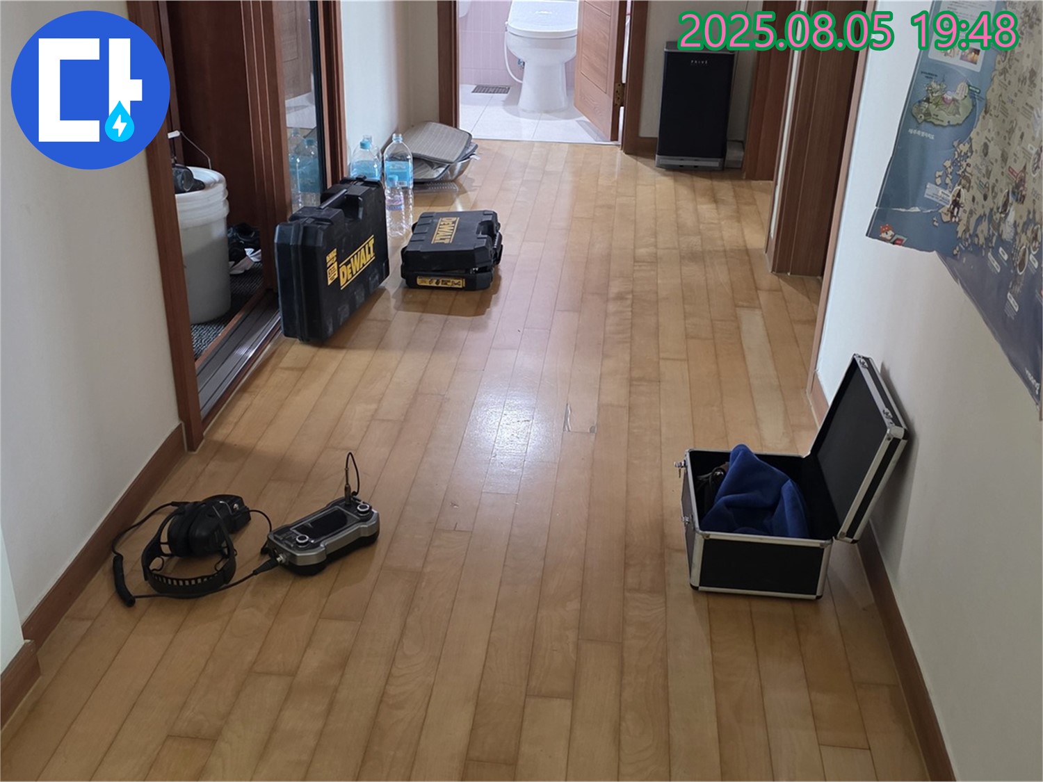 양주 삼숭동 누수 - 누수 탐지를 위한 장비빨 제대로 세웠습니다! - 장비가 좋으면 일도 쉽죠!