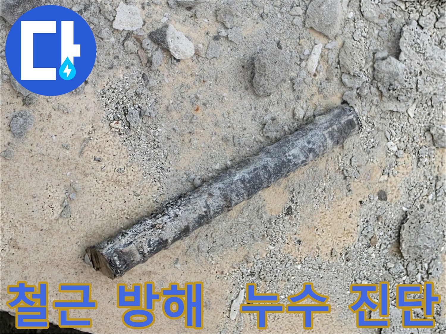 누수 탐지 중 철근 등장 - 꼼꼼한 탐색으로 정확한 진단