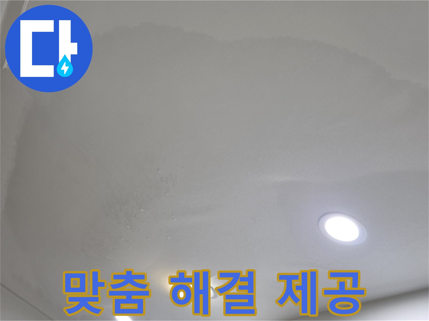 양주 천장 누수 - 둥근 얼룩, 맞춤 해결책
