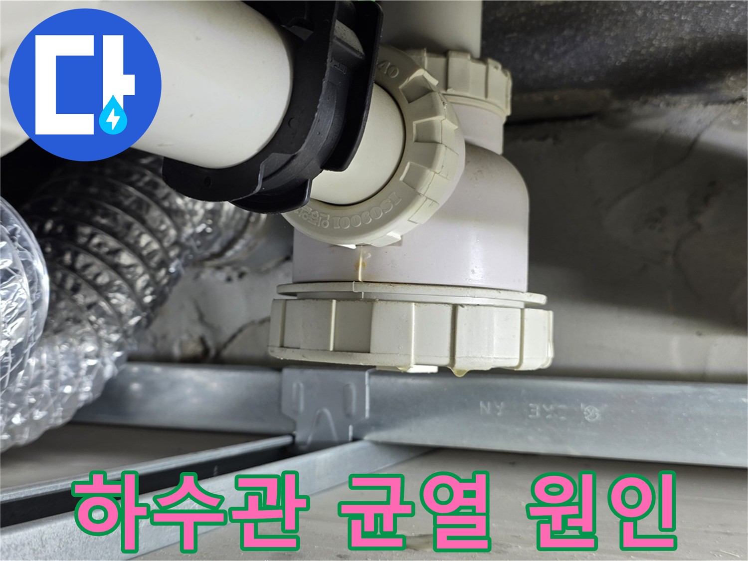 옥정동 율정마을 누수 - 하수관 균열로 인한 누수 원인 정확히 파악