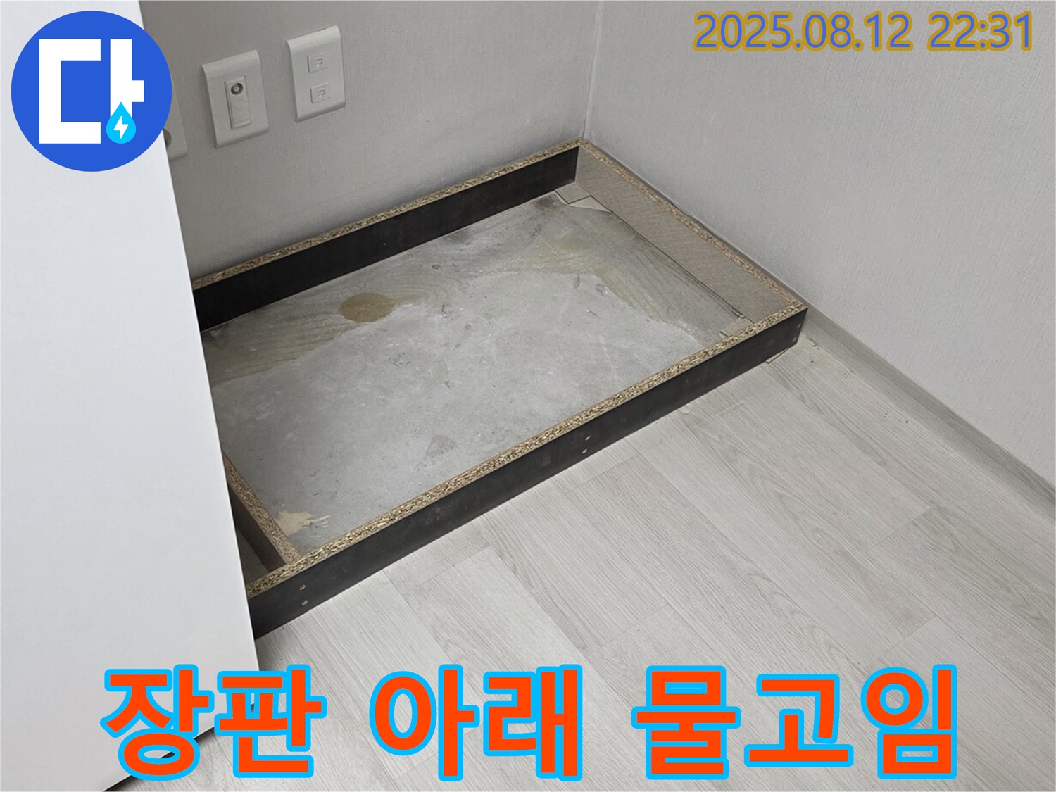 길음동 누수 - 장판 아래 물 고임 현상 발견