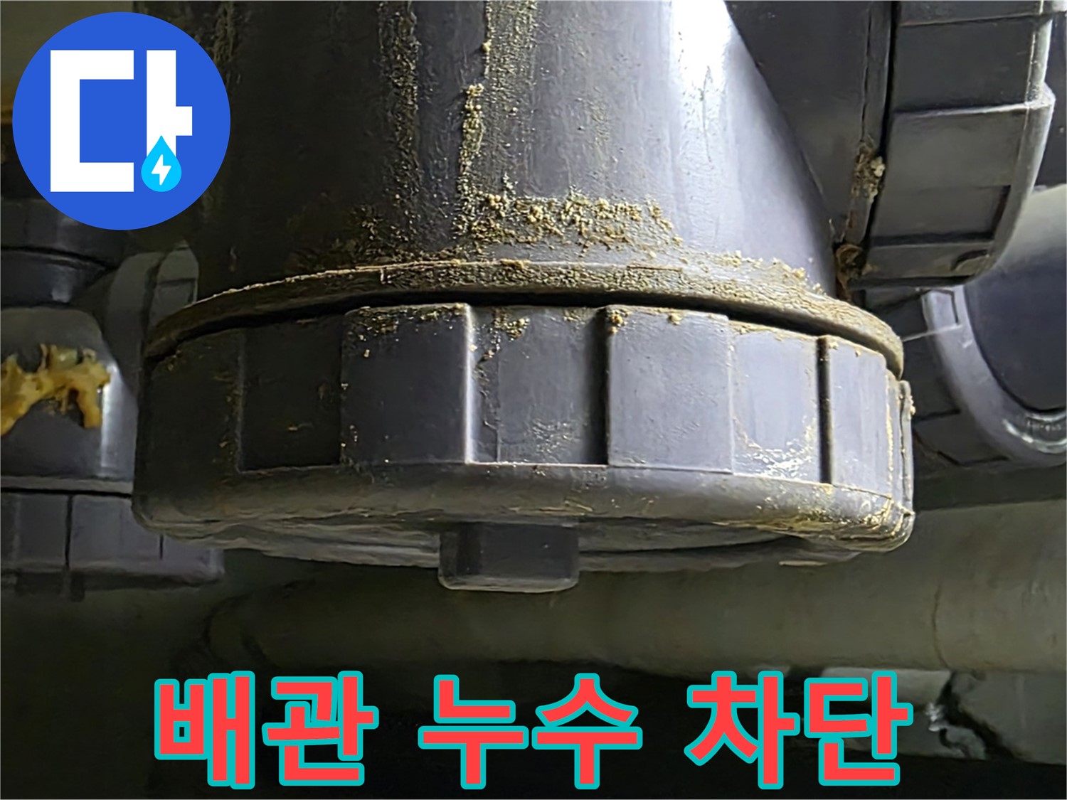 PVC 배관 연결부 - 완벽한 누수 차단