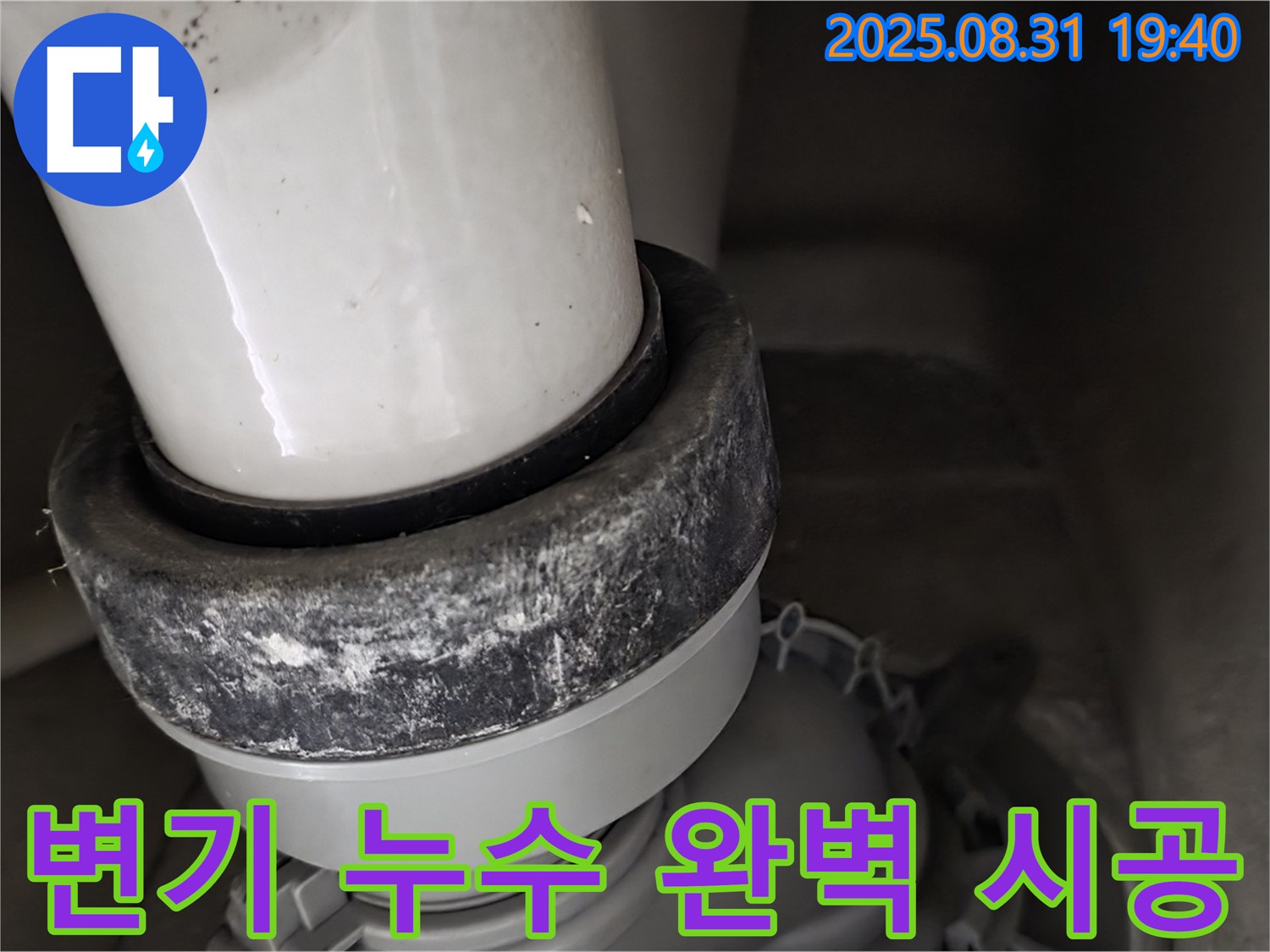변기 하부 누수 - 숙련된 기술자 - 완벽 시공
