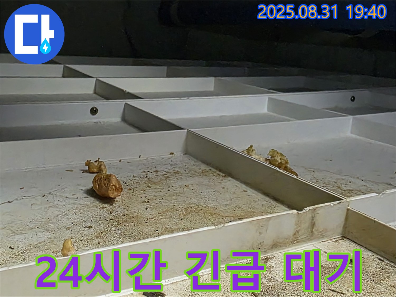 분당 산운로 누수 - 24시간 긴급 누수 대기