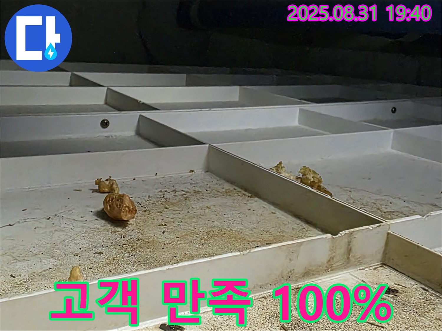 분당 산운로 누수 - 고객 만족 100%를 향한 노력
