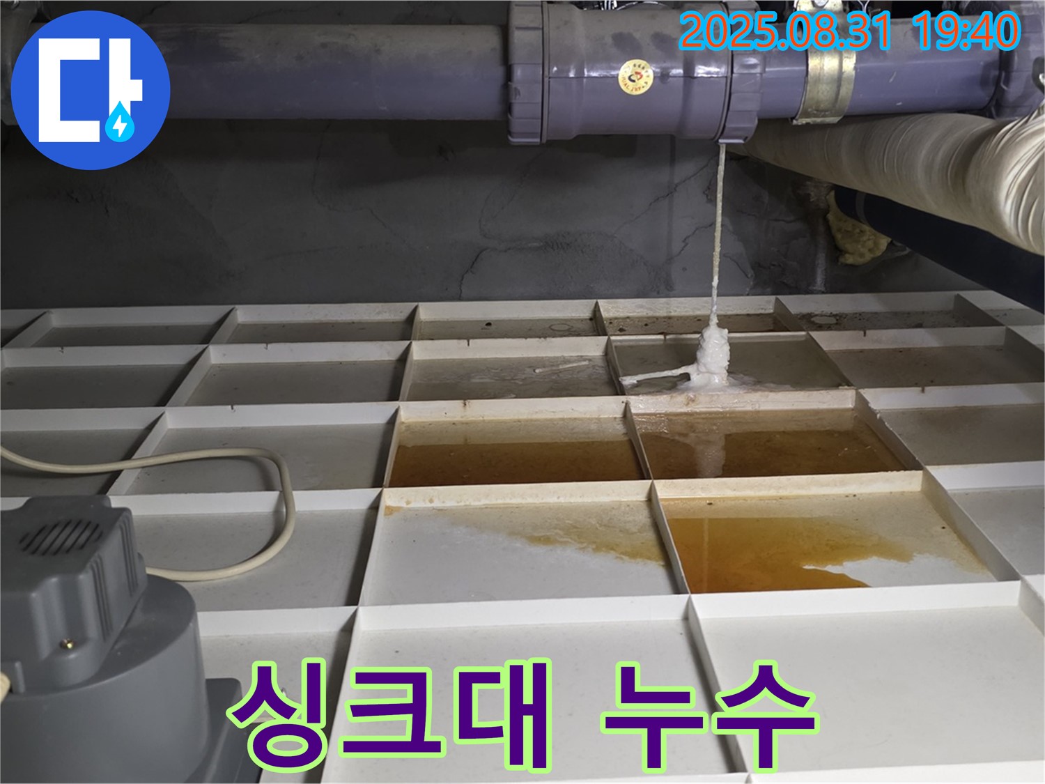 분당 판교동 누수 - 싱크대 아래 물난리, 긴급 상황 발생!