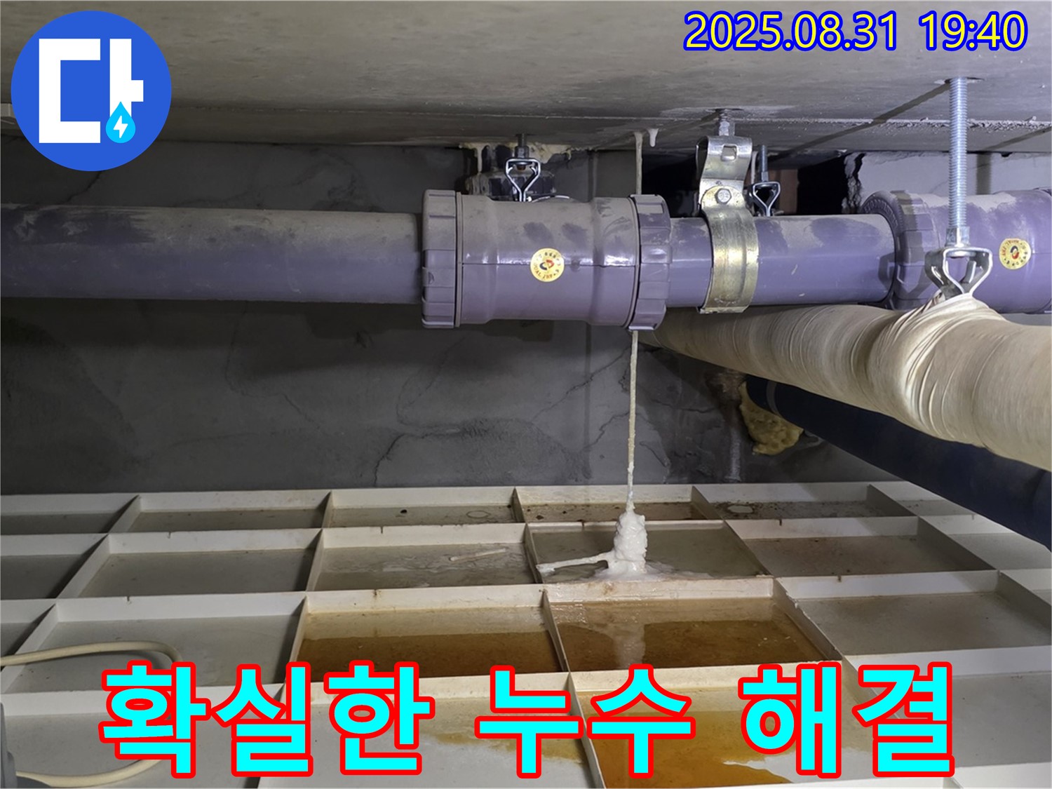 분당구 산운로 누수 - 확실한 누수 해결!
