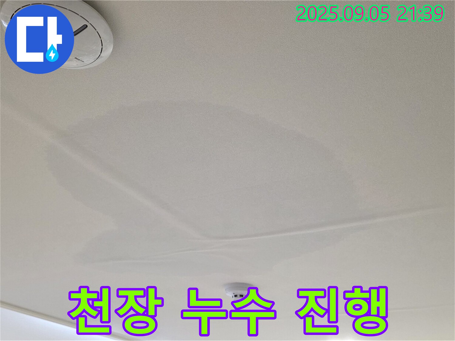 사가정 센트럴아이파크 누수 - 천장 누수 진행 과정