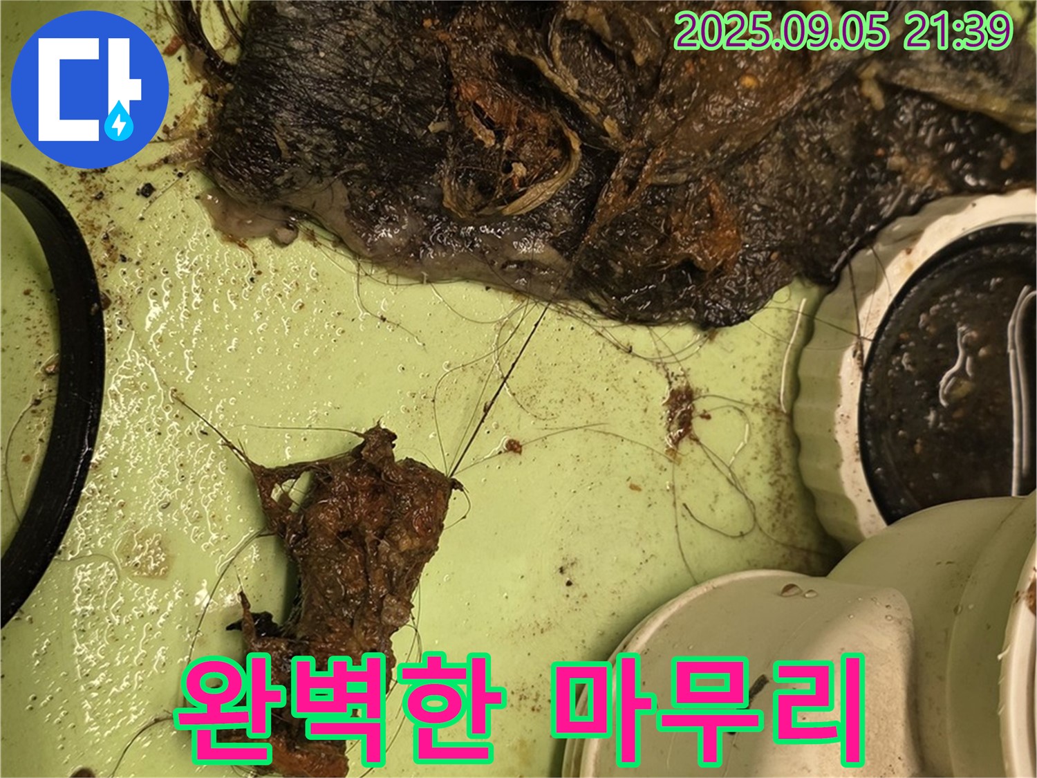 세면대 배수구 막힘 - 꼼꼼한 시공 - 완벽 해결