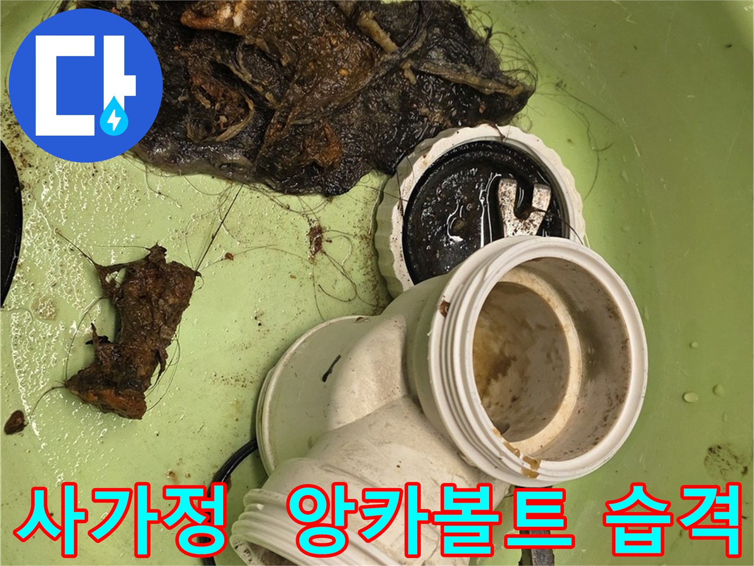 사가정 센트럴아이파크 아파트 앙카볼트 막힘 누수 해결