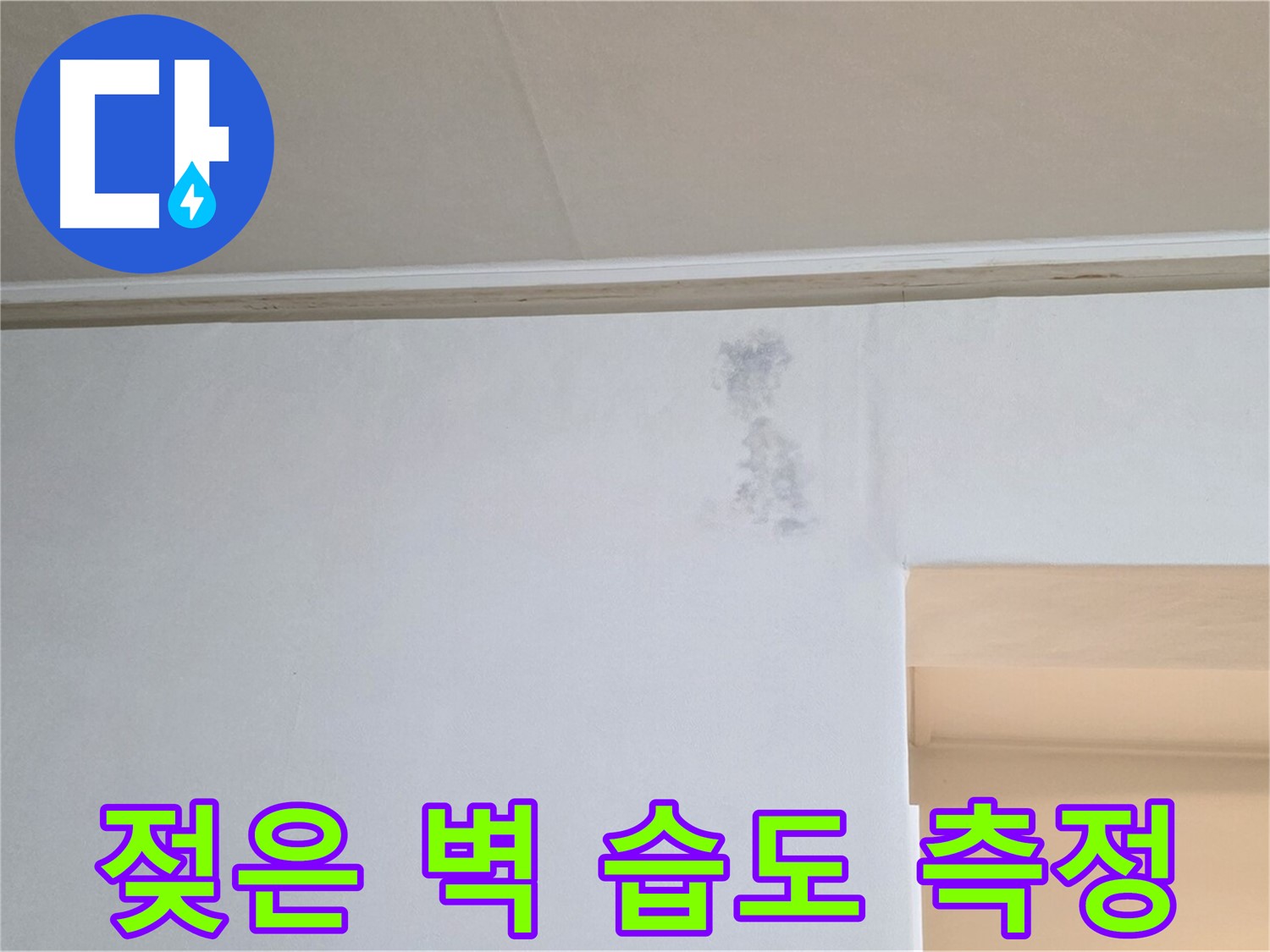 젖은 벽 습도 측정 - 누수 지점 찾기