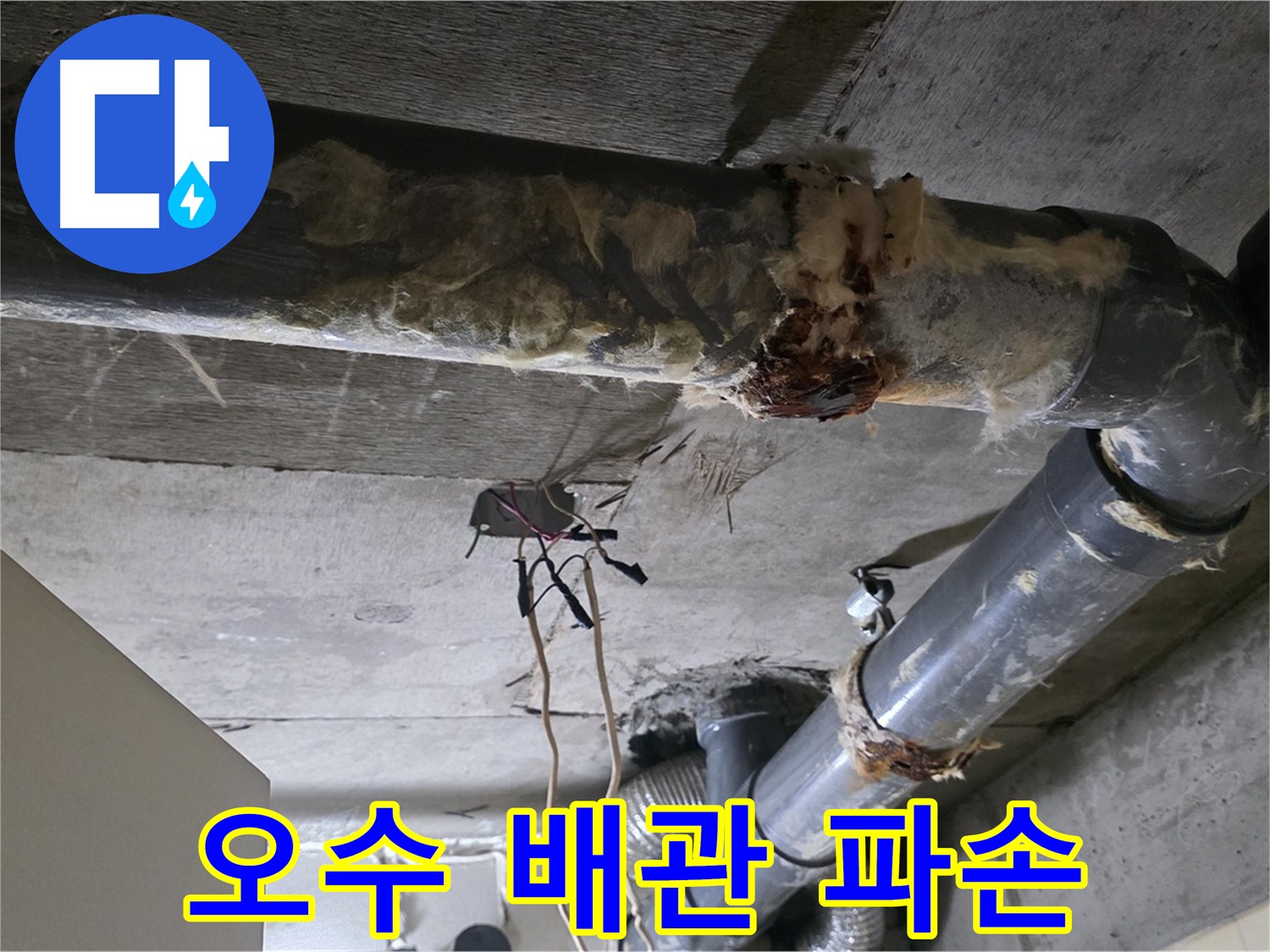 새절역 현대아파트 누수 - 오수 배관 파손으로 인한 누수 피해