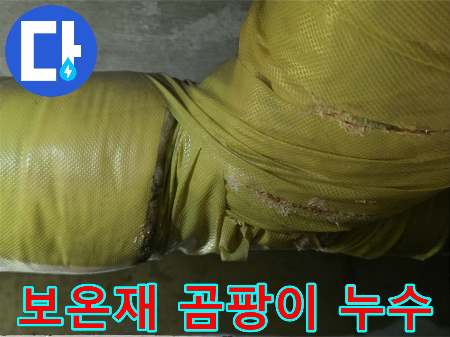 배관 보온재 곰팡이 - 누수와 함께 건강까지 위협하는 심각한 문제