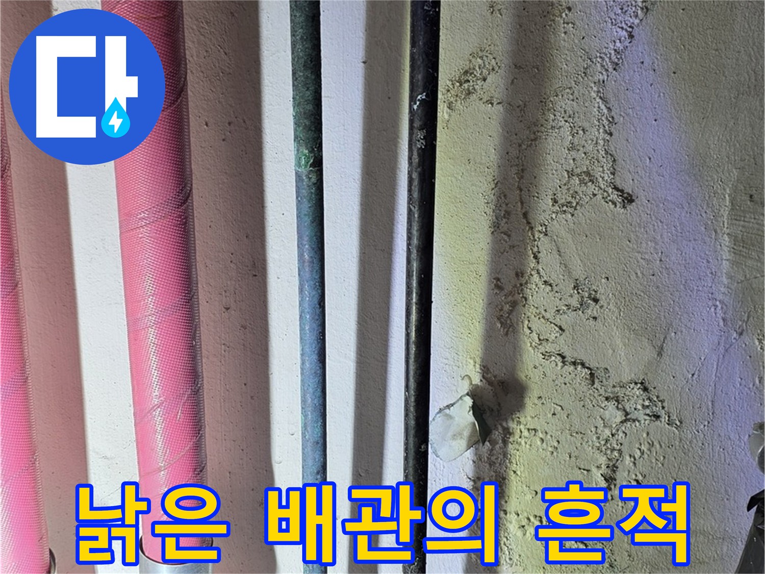 광명 누수 - 오래된 배관의 노후 흔적