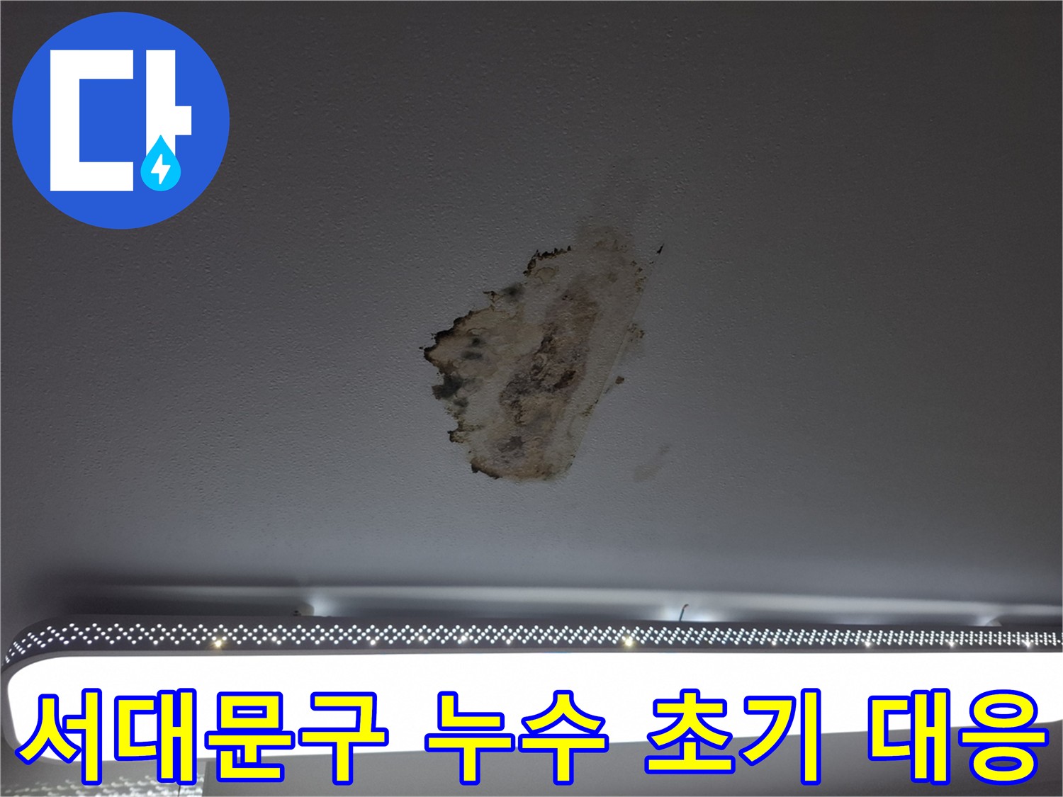 천장 누수 초기 대응 - 피해 확산 방지와 긴급 출동