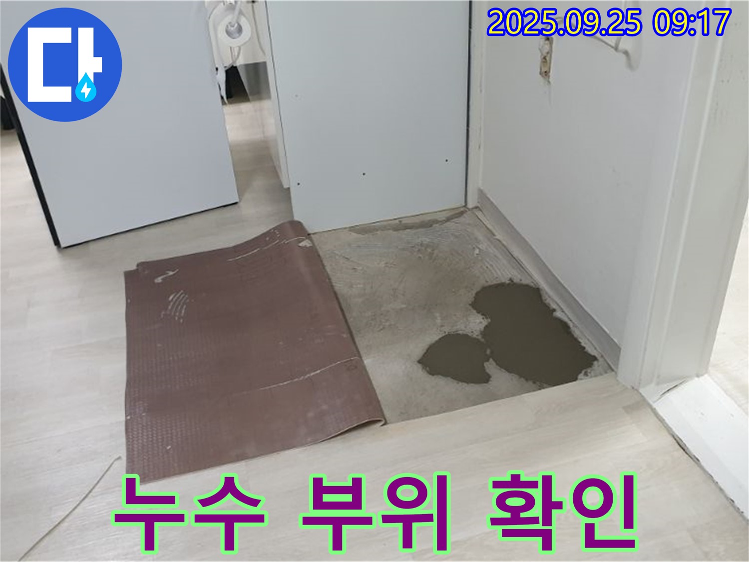 양주시 백석읍 연곡리 누수 - 누수 부위 정밀 확인
