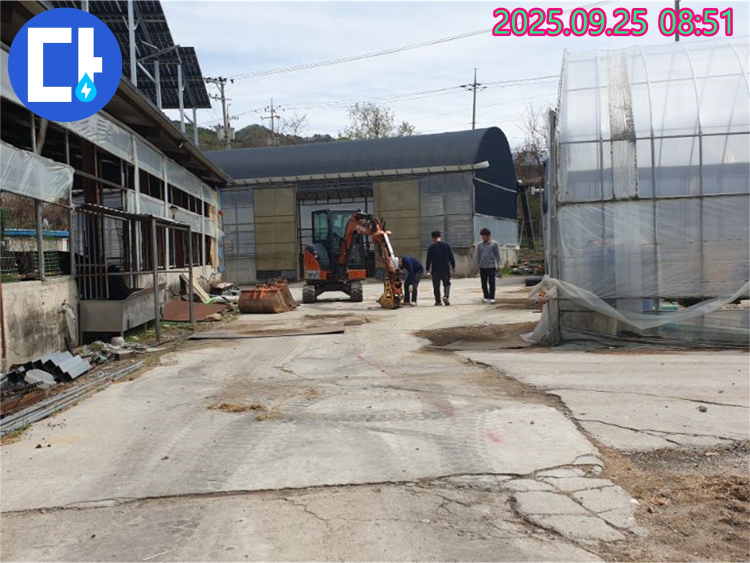 양주 백석 복지리 누수 - 농업용 배관 누수, 튼튼한 보수로 누수 재발 방지