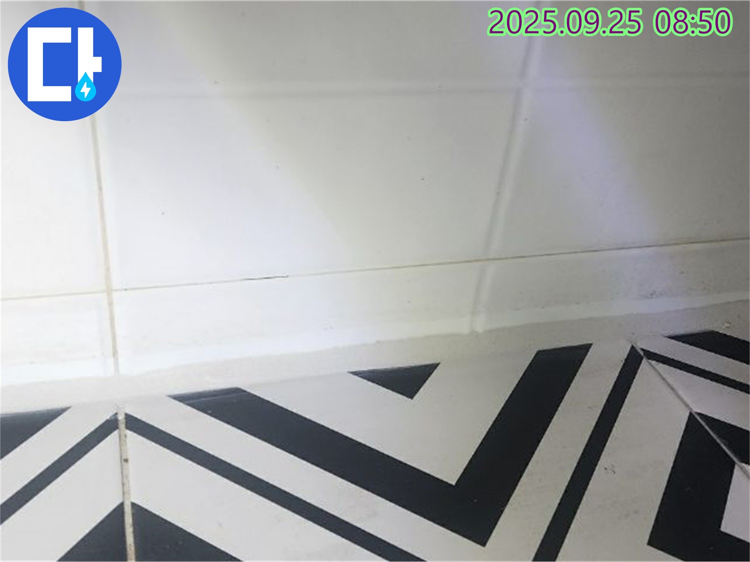 양주시 백석읍 오산리 주택 세면대 주변 타일 틈새 누수 - 누수탐지 전문가가 확실하게 해결