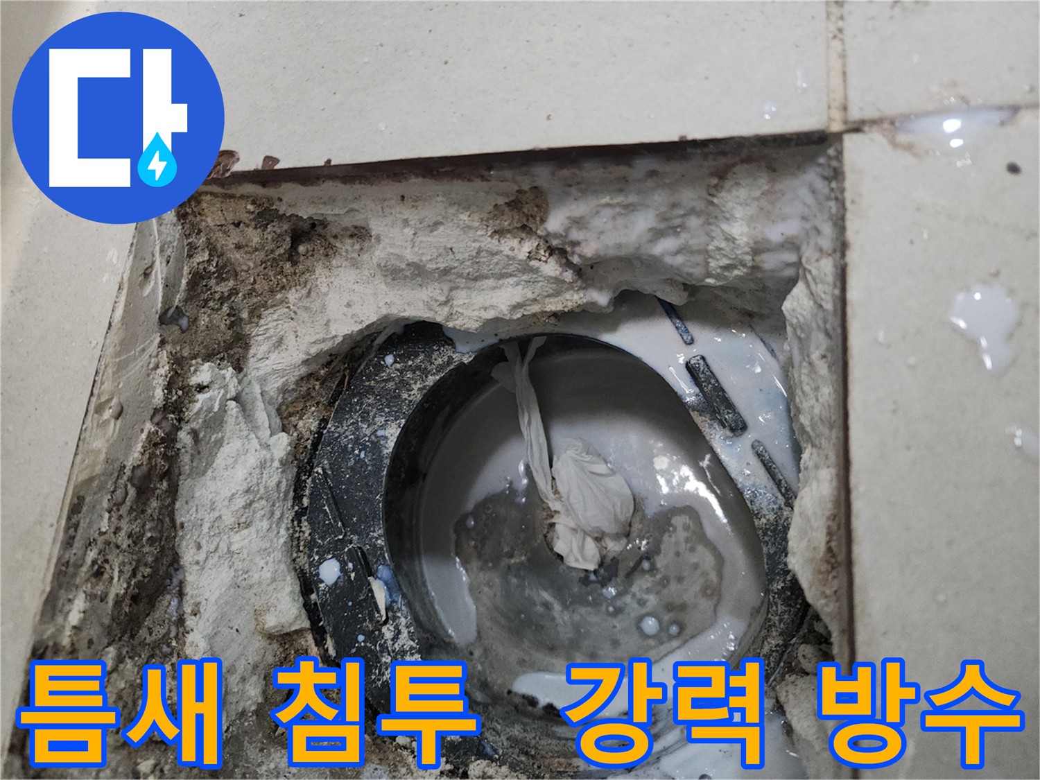 천안 두정동 곰팡이 걱정 없는 누수 방수