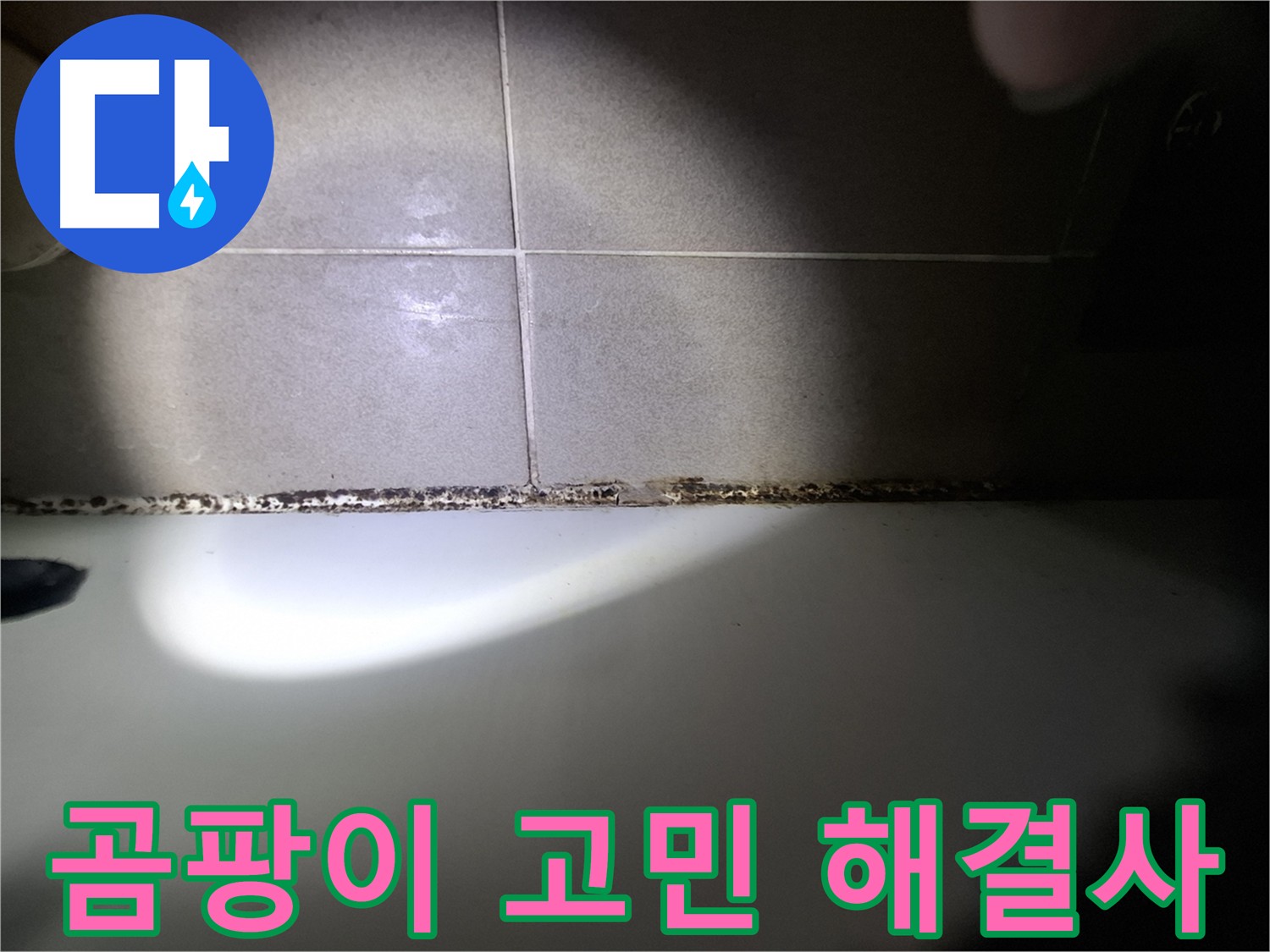 욕조 곰팡이 문제 - 곰팡이 고민 해결사가 출동합니다!