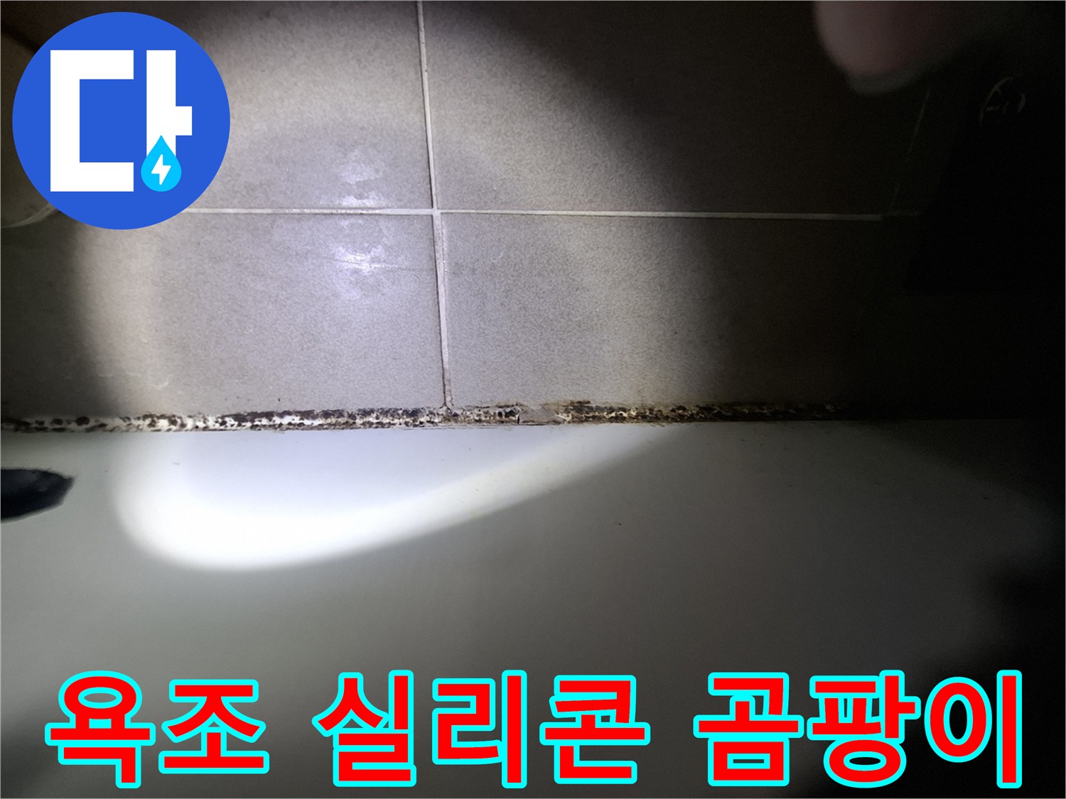 욕조 실리콘 곰팡이 - 누수와 건강 문제를 일으킬 수 있습니다.