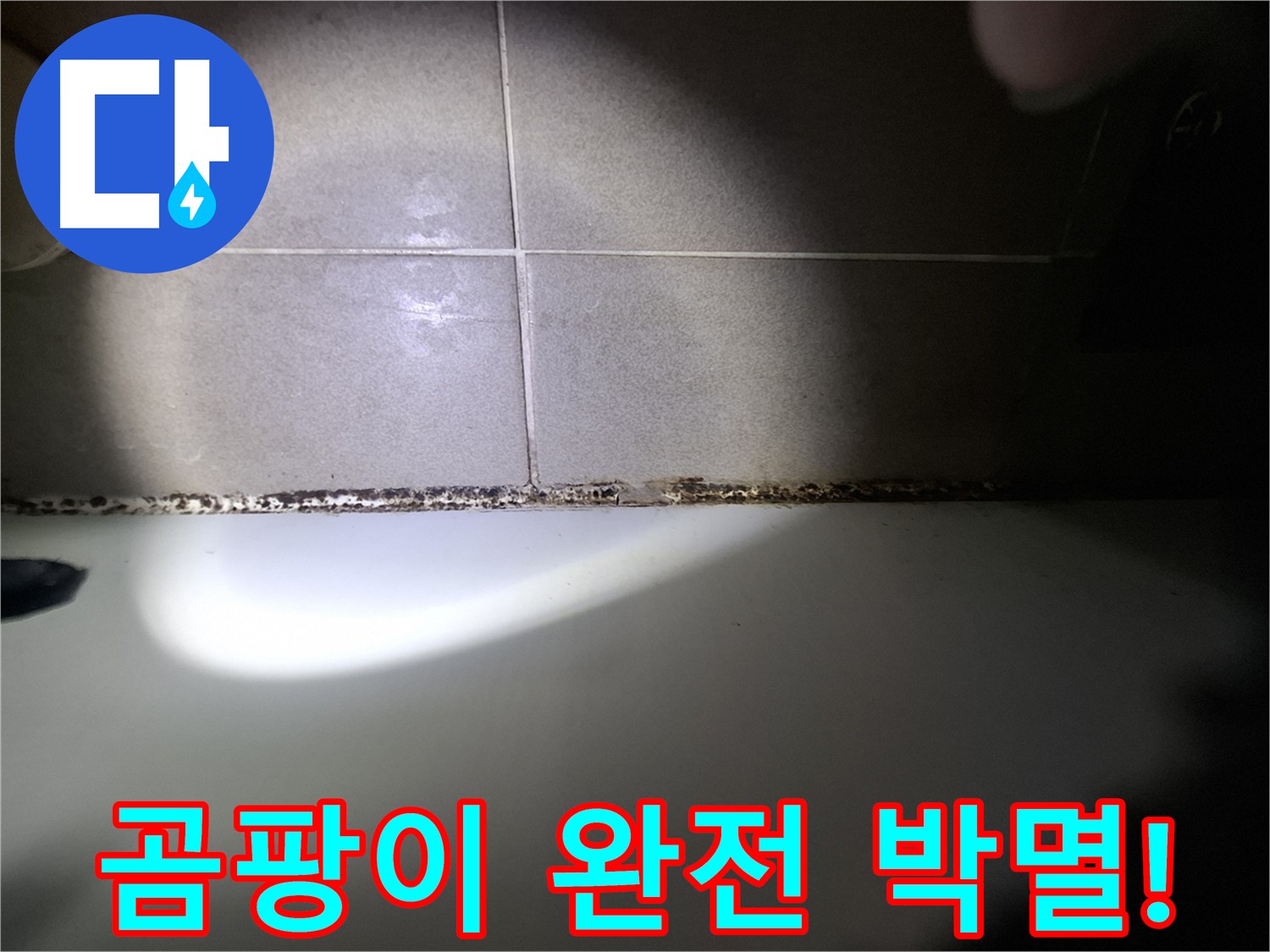 분당 욕조 실리콘 곰팡이 완벽 해결 - 곰팡이 완전 박멸을 위한 최첨단 장비 시공
