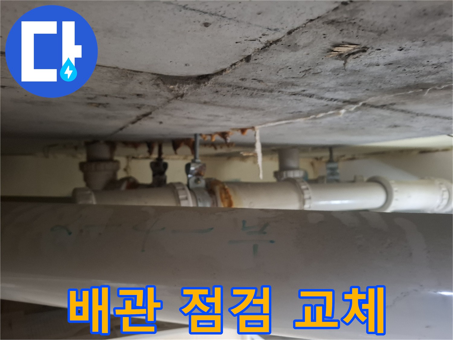 분당 봇들마을 아파트 - 배관 점검 후 교체 결정 - 누수 예방