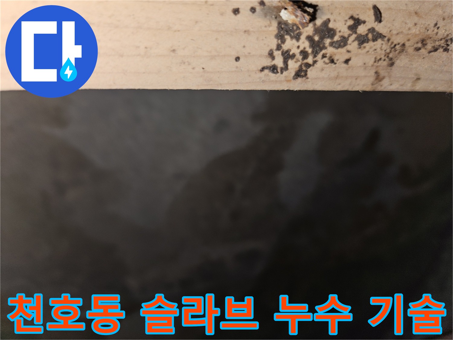 강동구 천호동 슬라브 누수 탐지 현장