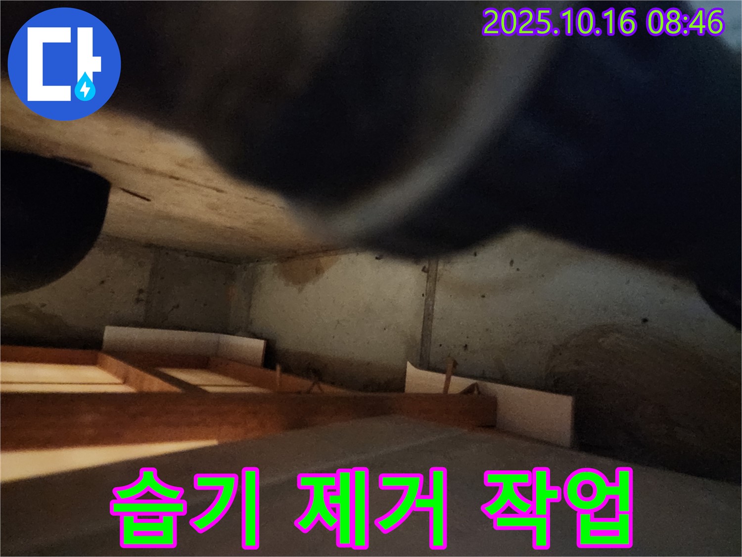 남면 주택 누수 - 습기 제거 작업으로 쾌적한 보금자리 완성