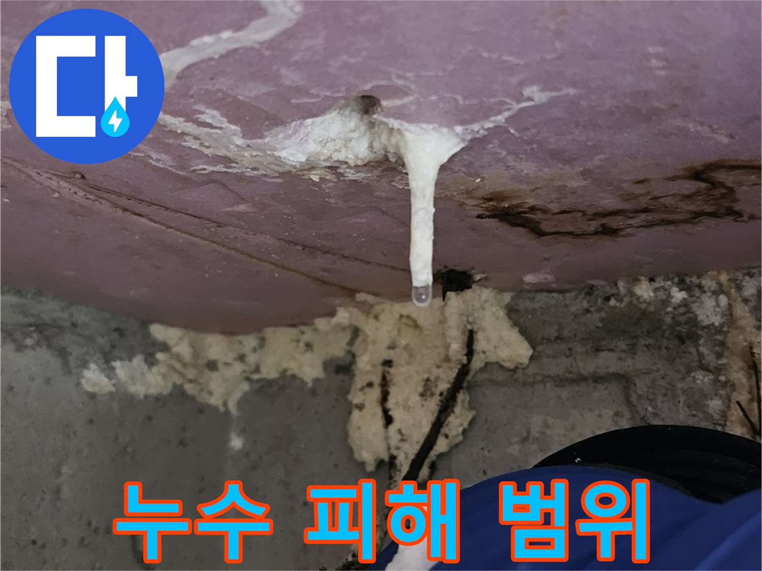 누수 - 건물 안전 위협