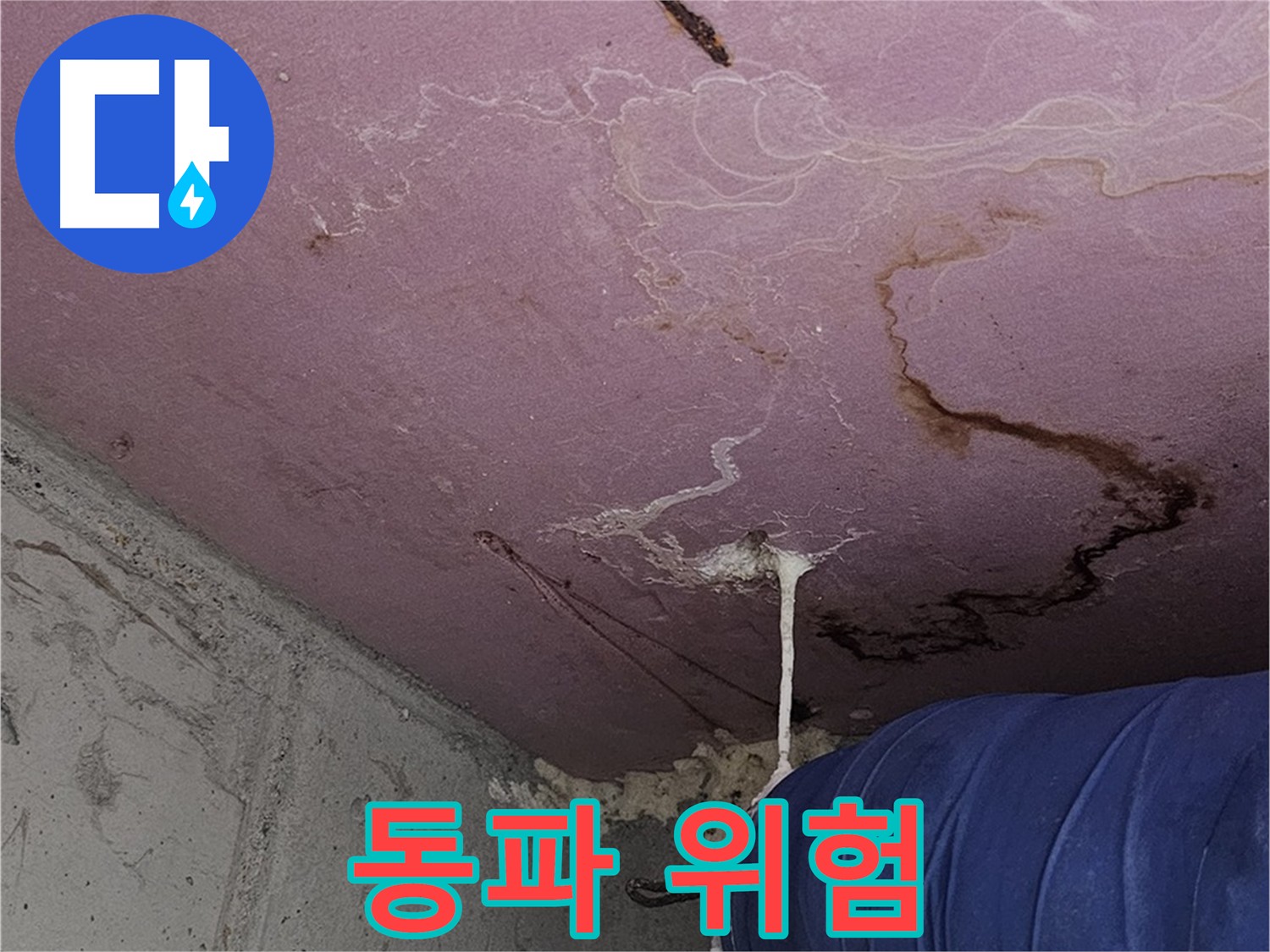 양천구 신정동 누수 - 겨울철 동파로 인한 누수 위험