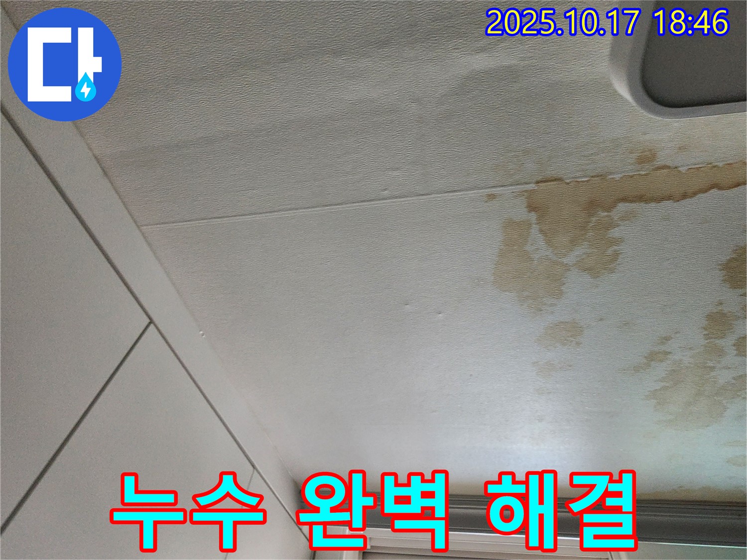 양주 남면 천장 누수 - 완벽하게 해결