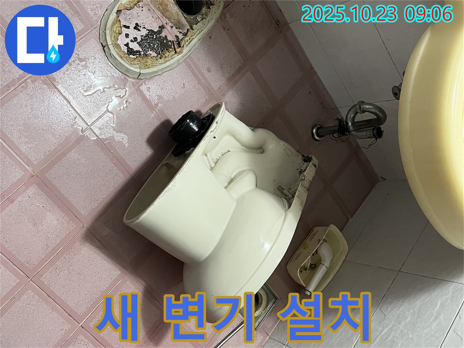 새 변기 튼튼하게 설치 - 금천구
