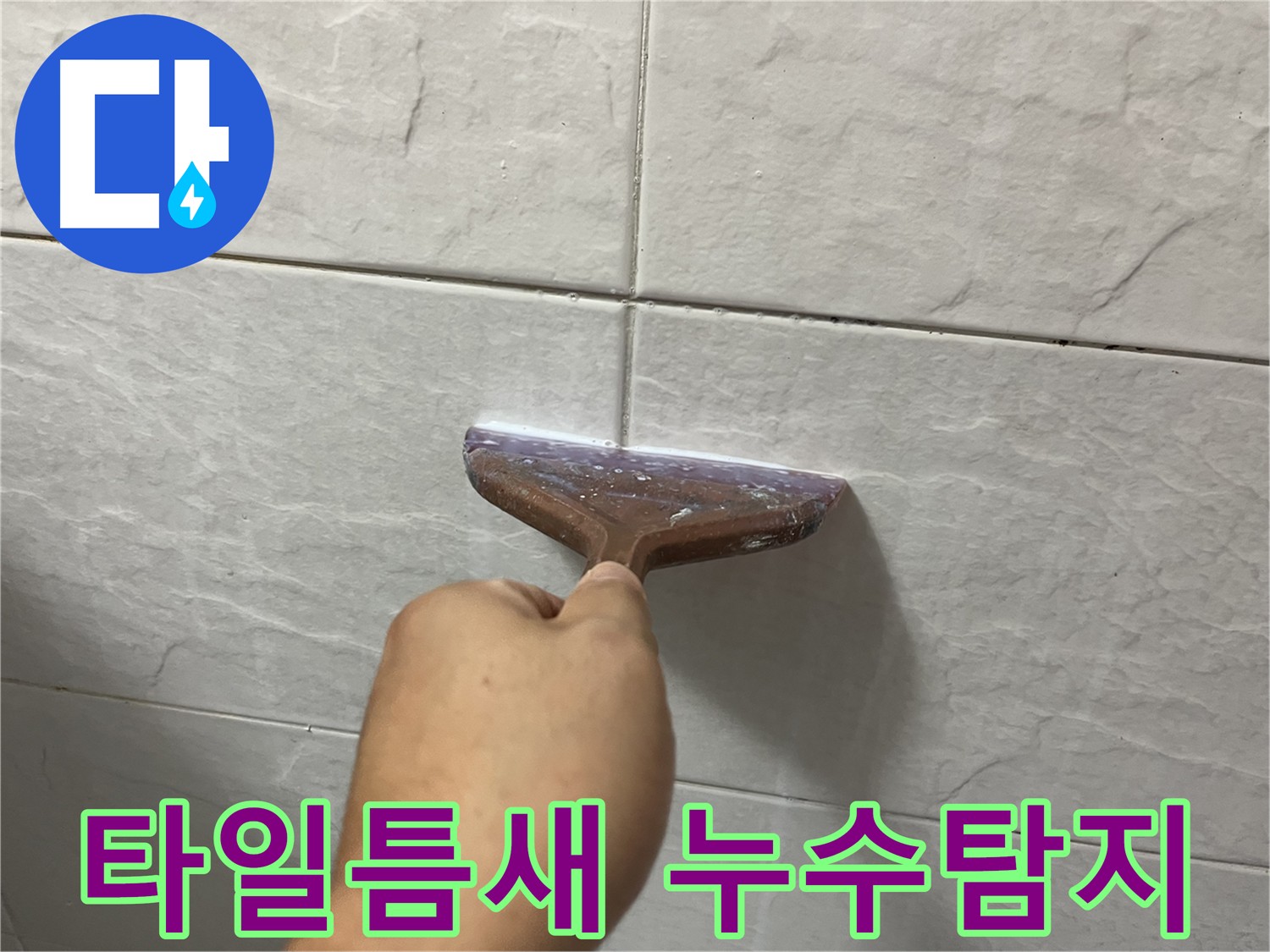 금천구-독산동 신도브래뉴 누수 탐지 및 타일 틈새 누수 원인 해결