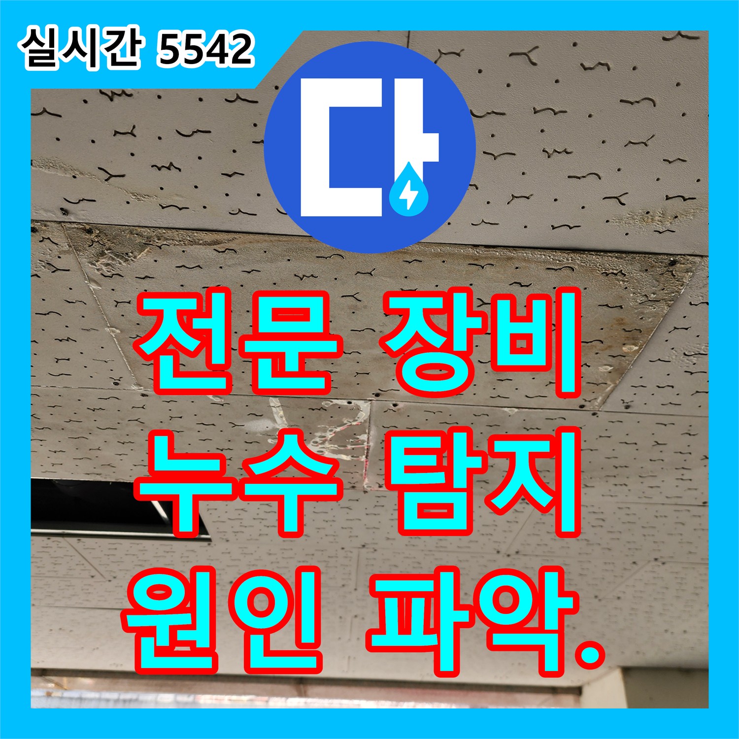 장흥면 누수설비, 전문 장비로 누수 탐지 진행