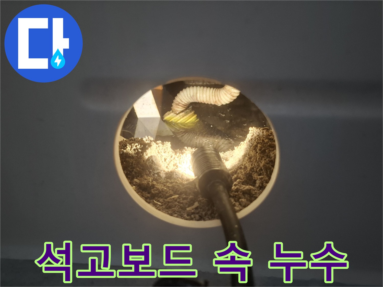 수원 팔달구 신풍동 천장 석고보드 속 누수 - 원인 추적 중