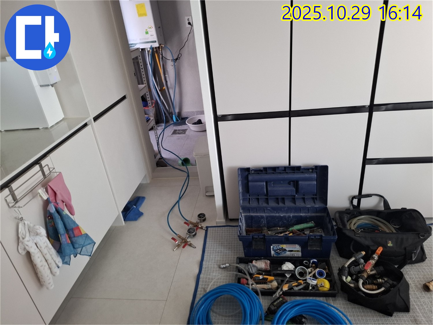 고양시 덕양구 지축동 누수탐지 현장 - 누수 해결, 장비 선택부터 신중하게 결정합니다.