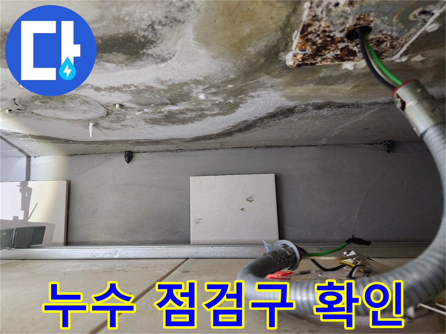 아랫집 천장 누수 - 심각한 곰팡이