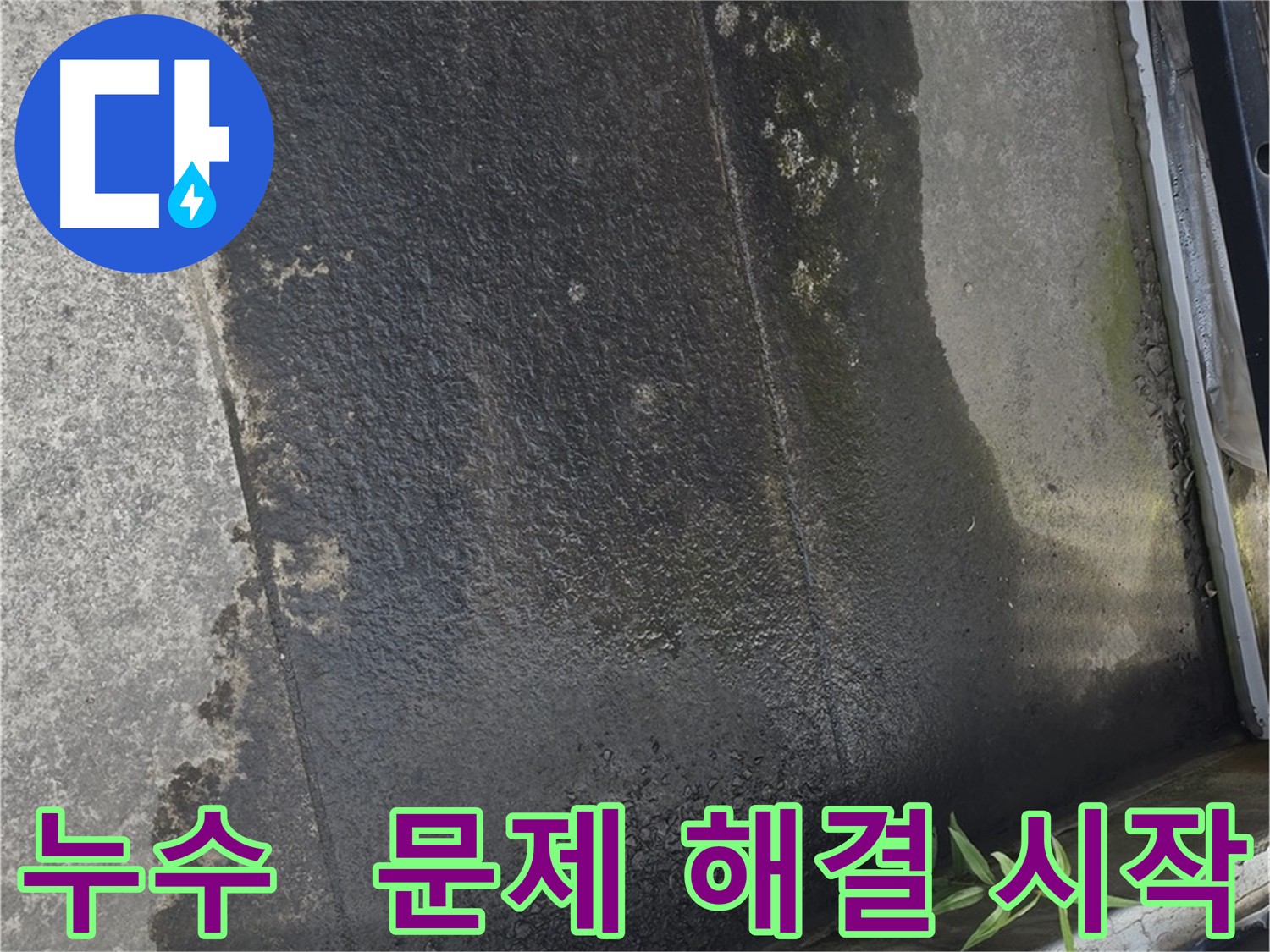 테라스 누수 - 건물 가치 하락 및 거주자 건강 위협