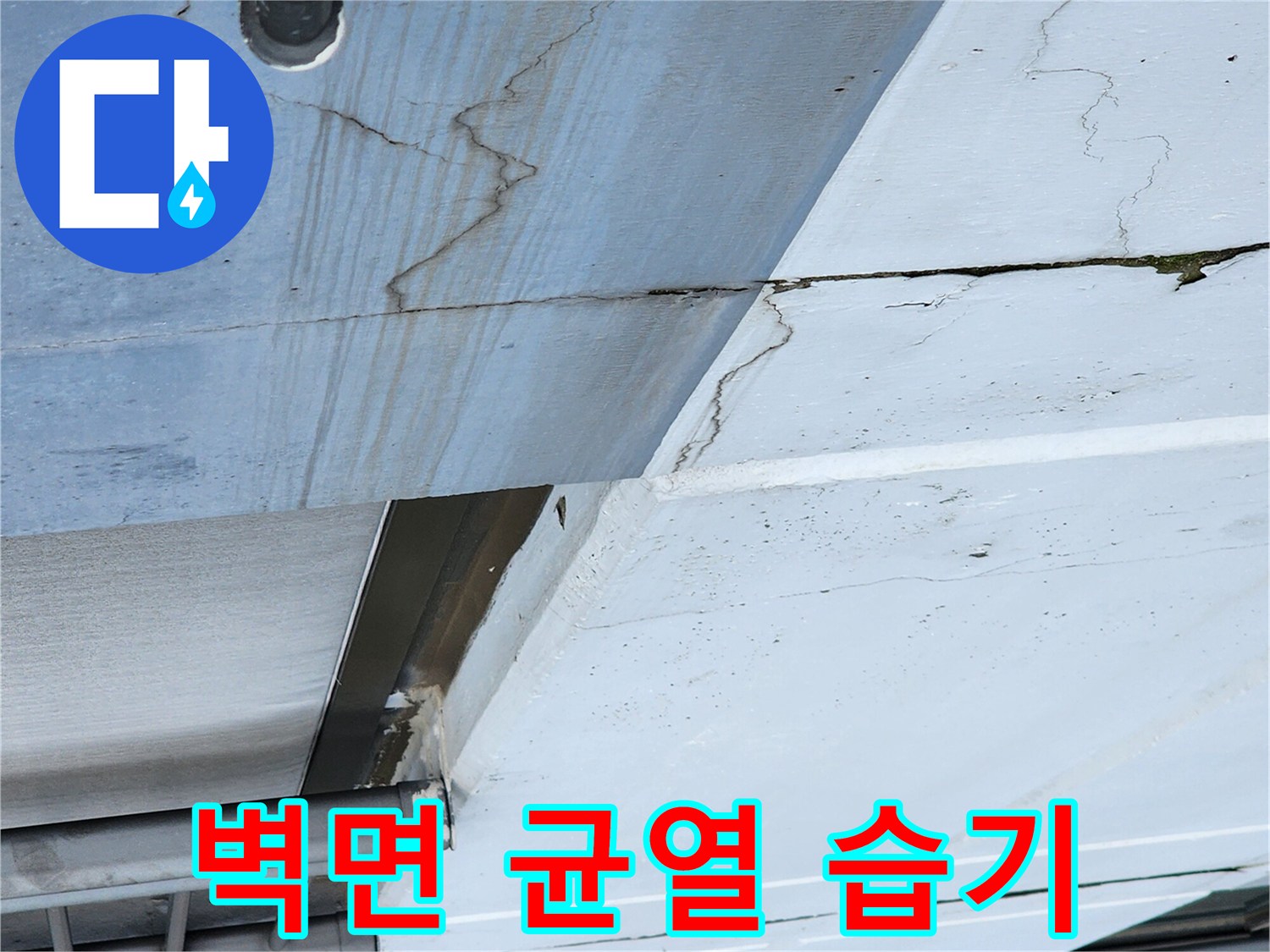 갈라진-벽면-사이의-습기-침투