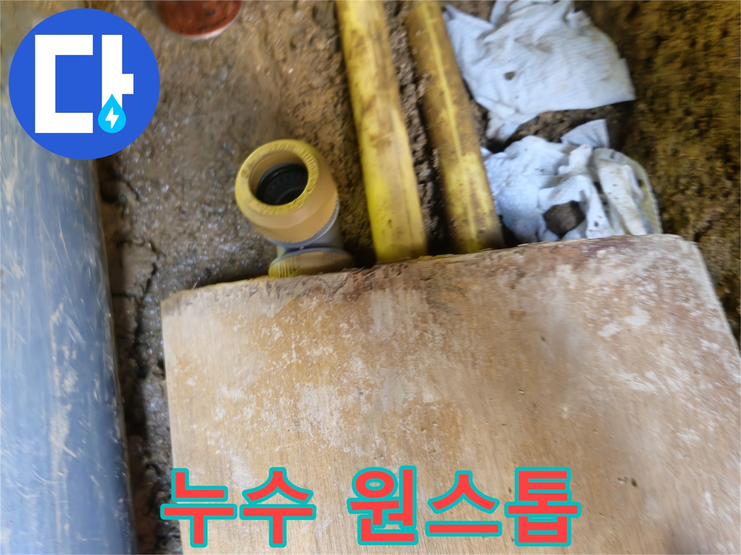 양주시 봉양동 누수탐지 현장 - 배관 연결 부위 누수 지점 정밀 보수