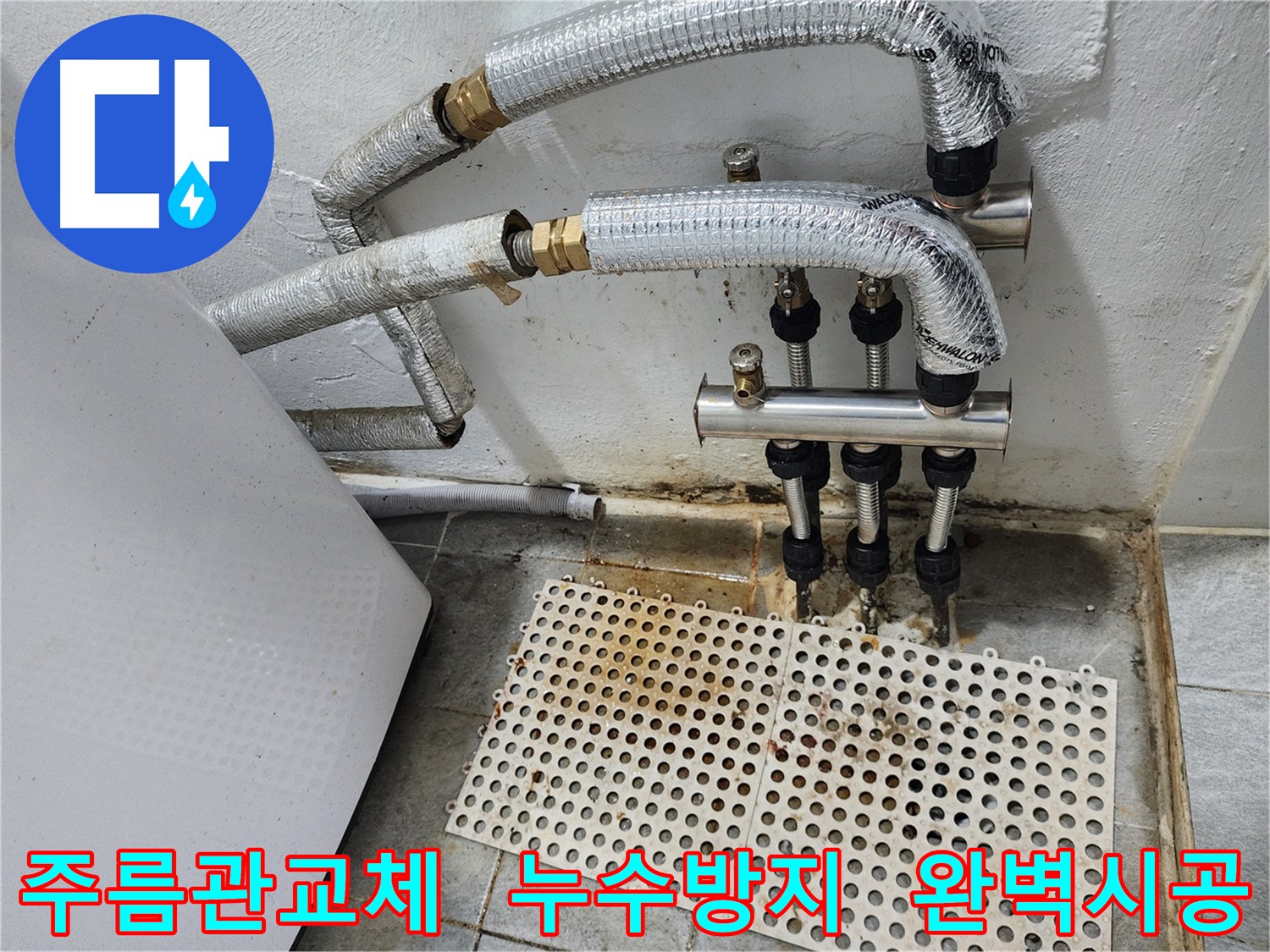 양천구 신월동 주름관 교체 누수 공사 - 노후 주름관 교체로 누수 해결